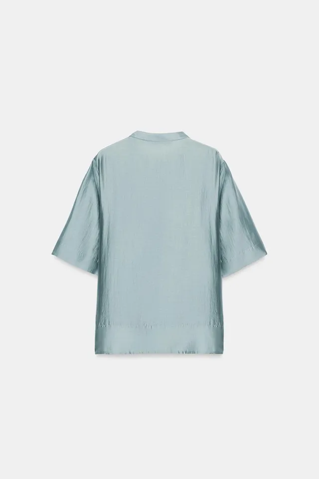 ZW COLLECTION FLOWING SHORT SLEEVE BLOUSE – image 8