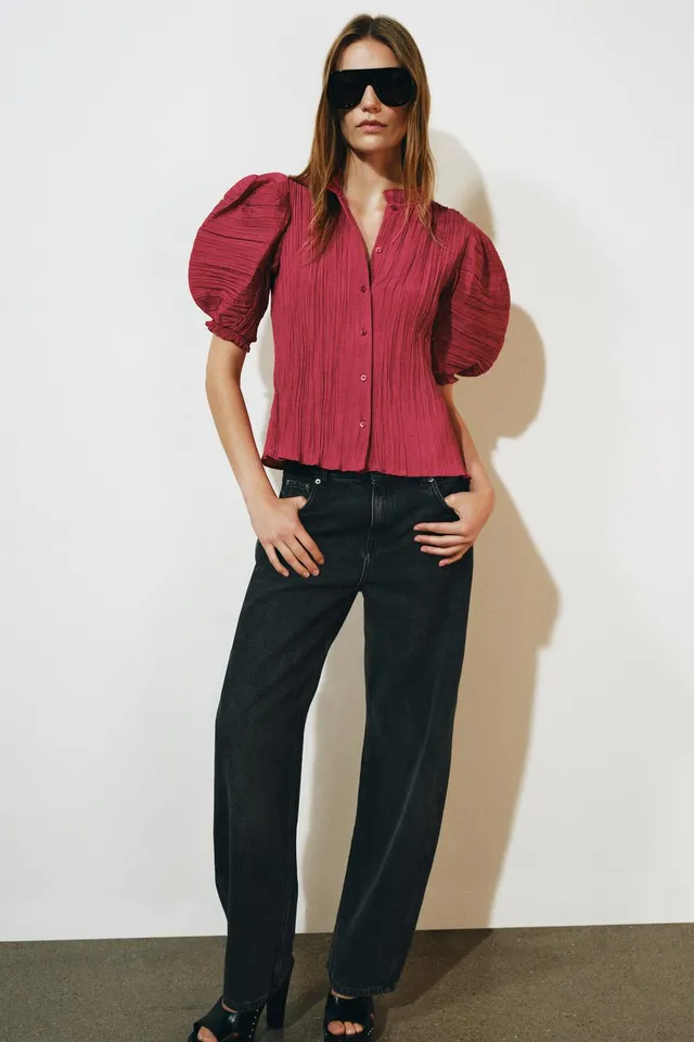 ZW COLLECTION PUFF SLEEVE SHIRT