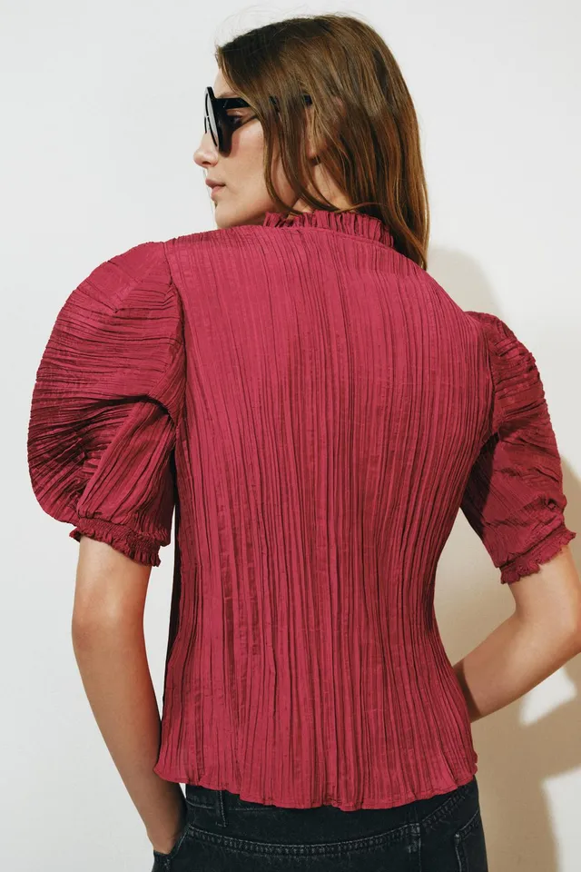 ZW COLLECTION PUFF SLEEVE SHIRT – image 3