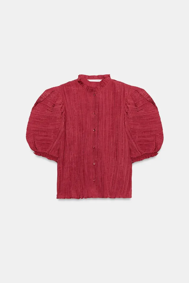 ZW COLLECTION PUFF SLEEVE SHIRT – image 5