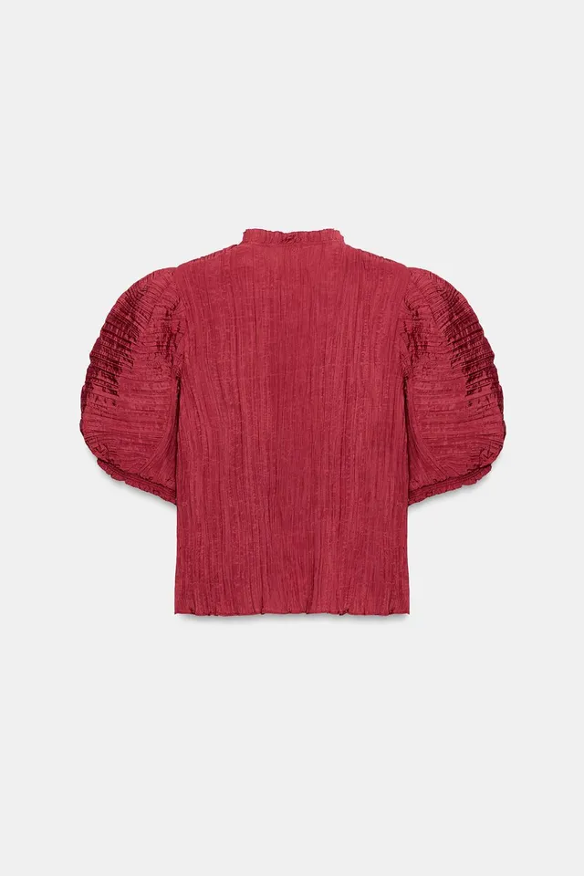 ZW COLLECTION PUFF SLEEVE SHIRT – image 6