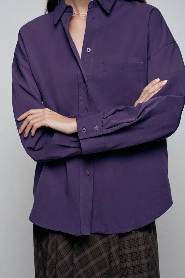 OVERSIZE SHIRT WITH BACK BUCKLE – image 6