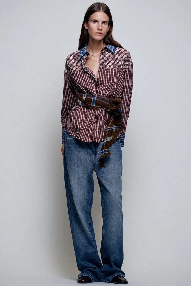PATCHWORK CHECK SHIRT