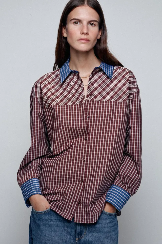PATCHWORK CHECK SHIRT – image 2