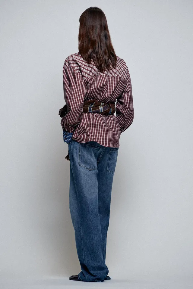 PATCHWORK CHECK SHIRT – image 3