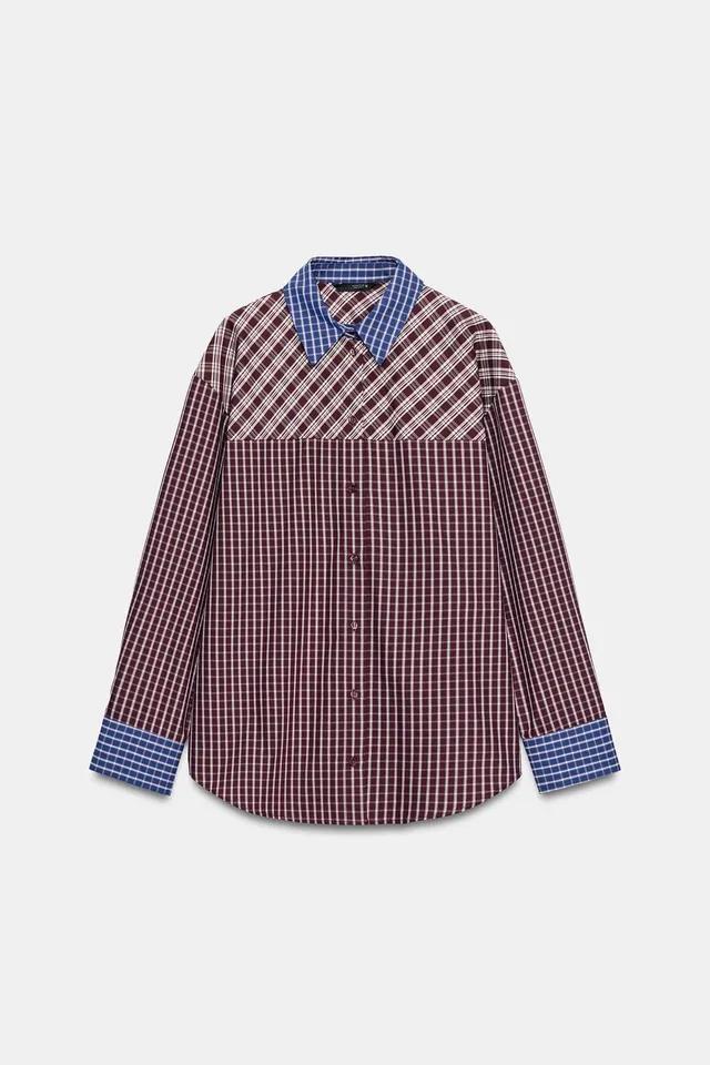 PATCHWORK CHECK SHIRT – image 7