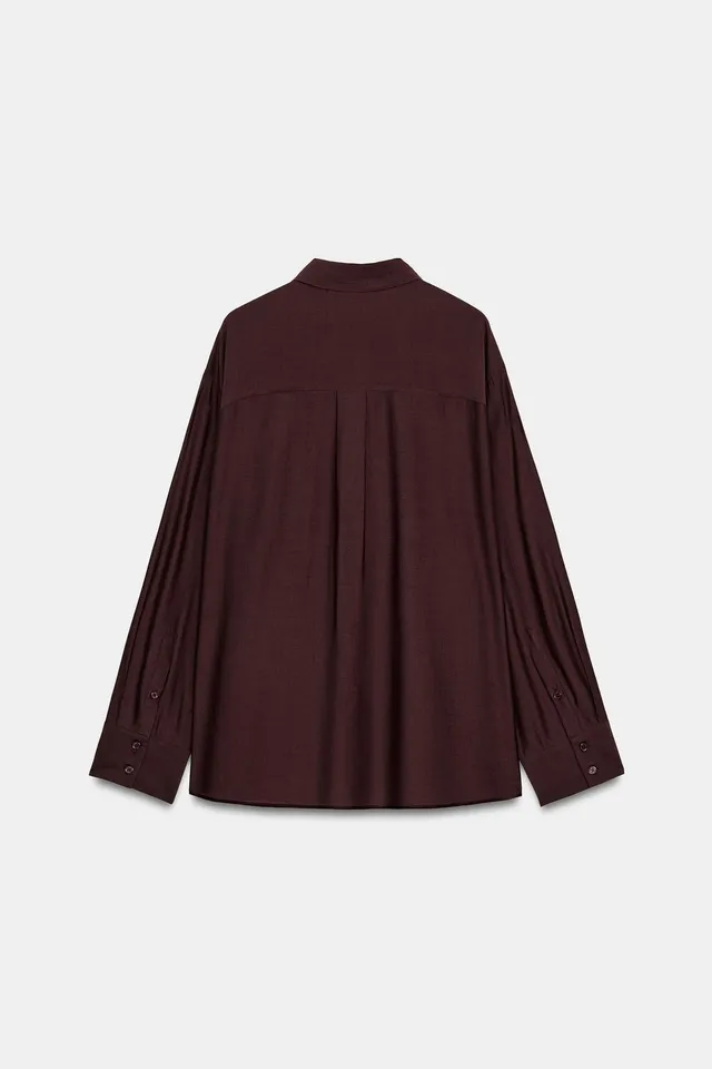 ZW COLLECTION PLAIN SHIRT WITH BIB FRONT – image 7