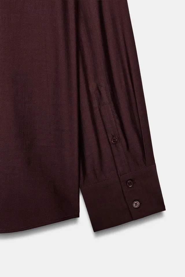 ZW COLLECTION PLAIN SHIRT WITH BIB FRONT – image 8