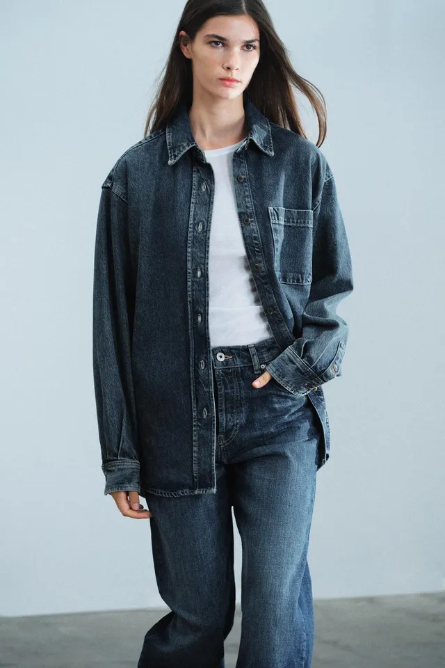 قميص جينز ZW Collection – صورة 2