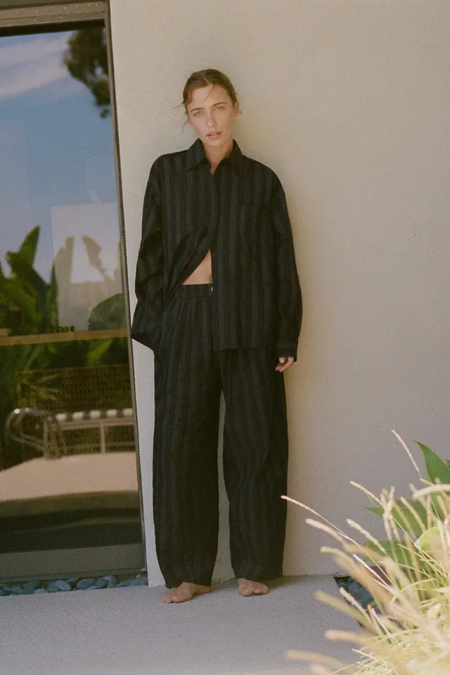 STRIPED PYJAMA SHIRT
