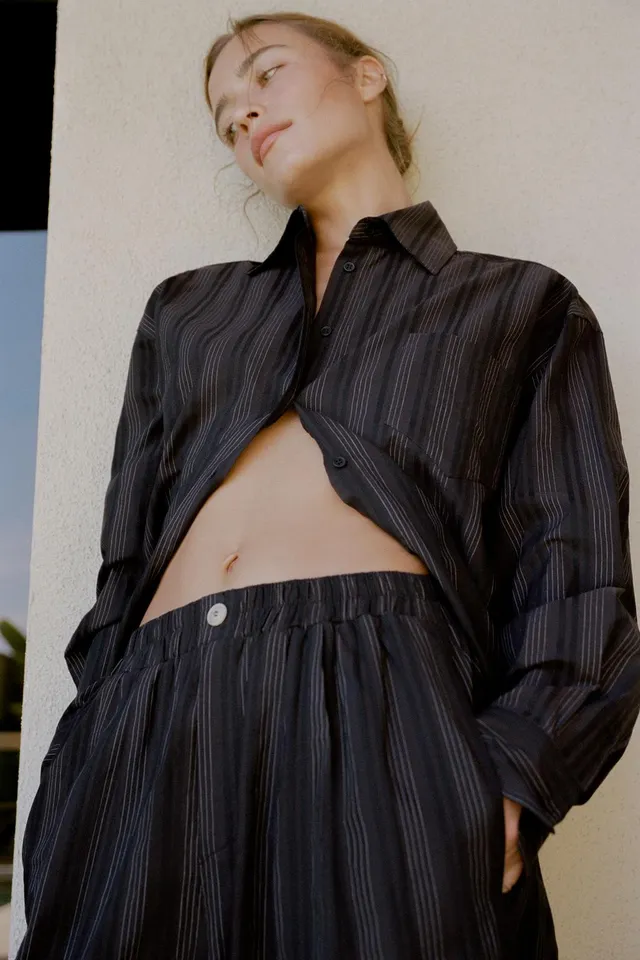 STRIPED PYJAMA SHIRT – image 3