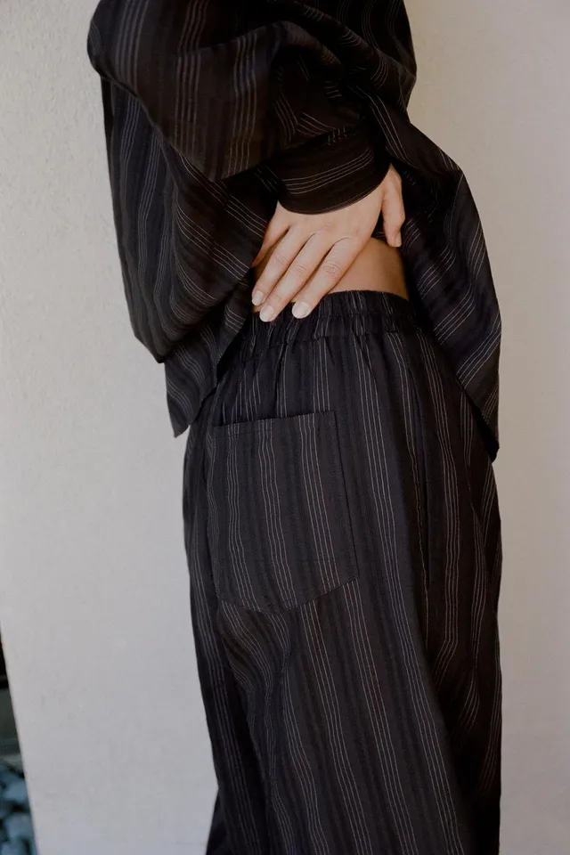 STRIPED PYJAMA SHIRT – image 4