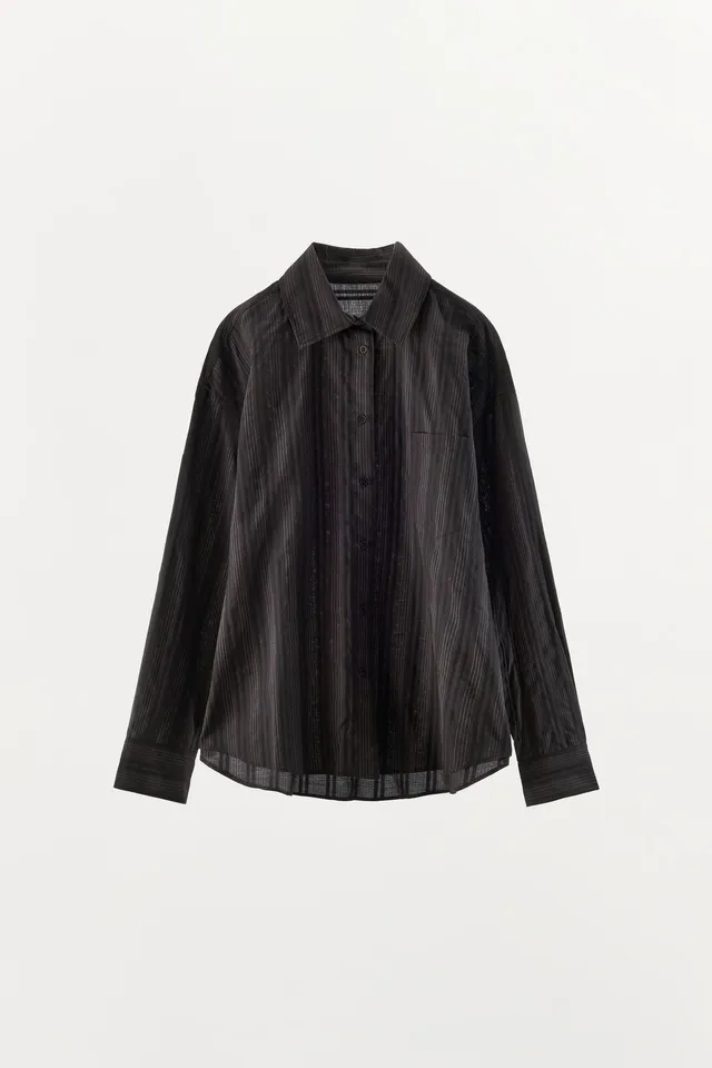 STRIPED PYJAMA SHIRT – image 7