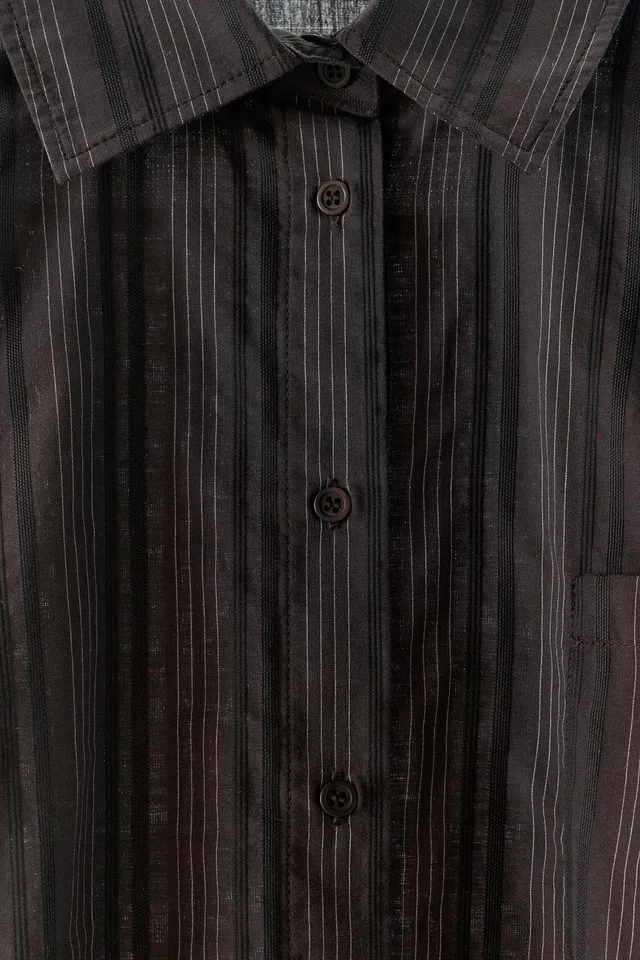STRIPED PYJAMA SHIRT – image 9