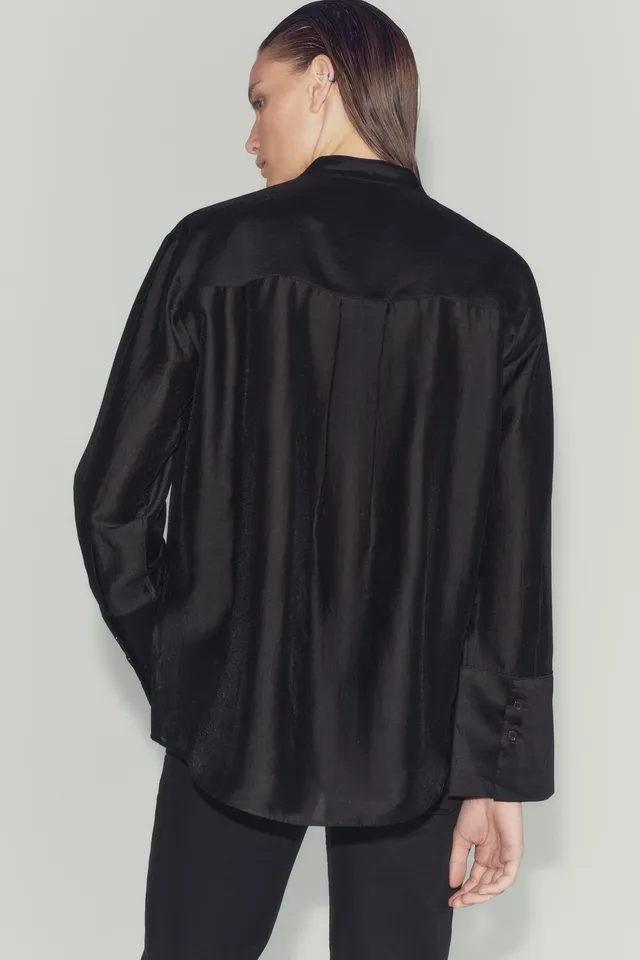 ZW COLLECTION EMBROIDERED POCKET SHIRT – image 3