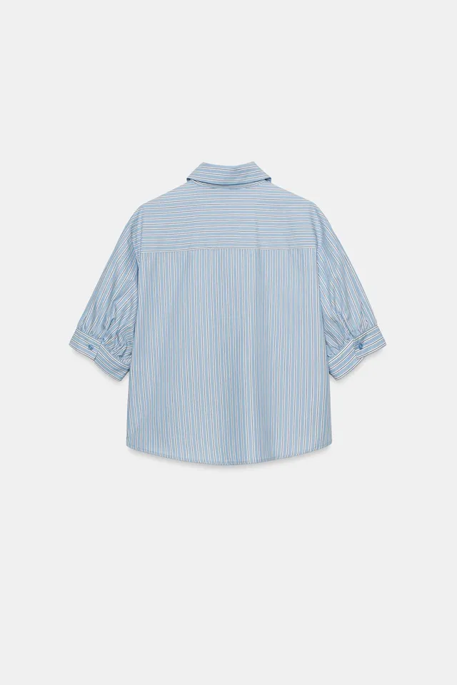 SEQUINNED STRIPED SHIRT – image 5