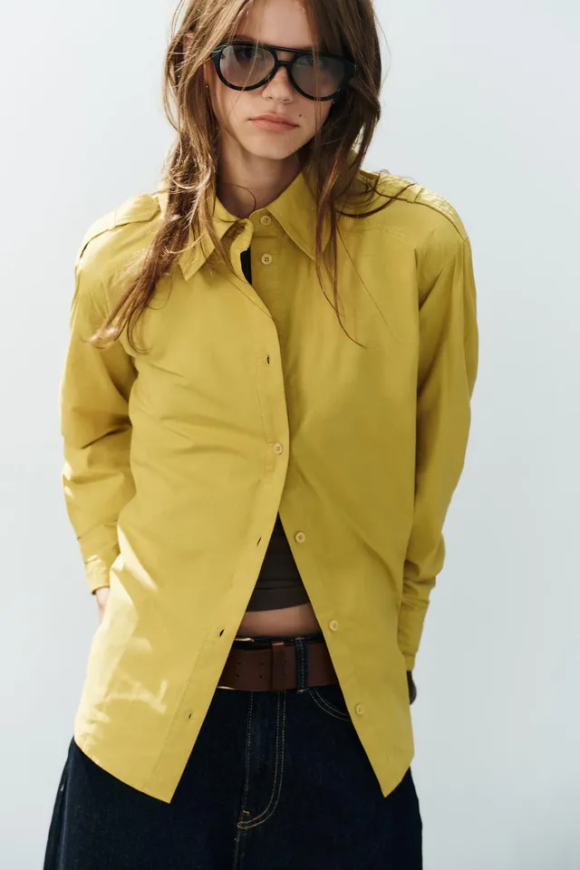 TRENCH SHIRT WITH TABS – image 2