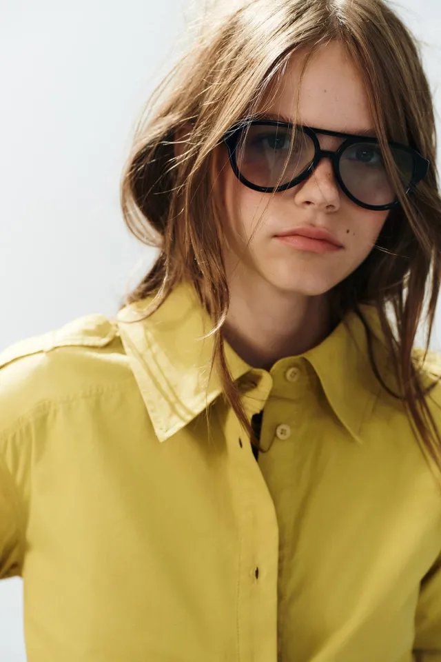 TRENCH SHIRT WITH TABS – image 3