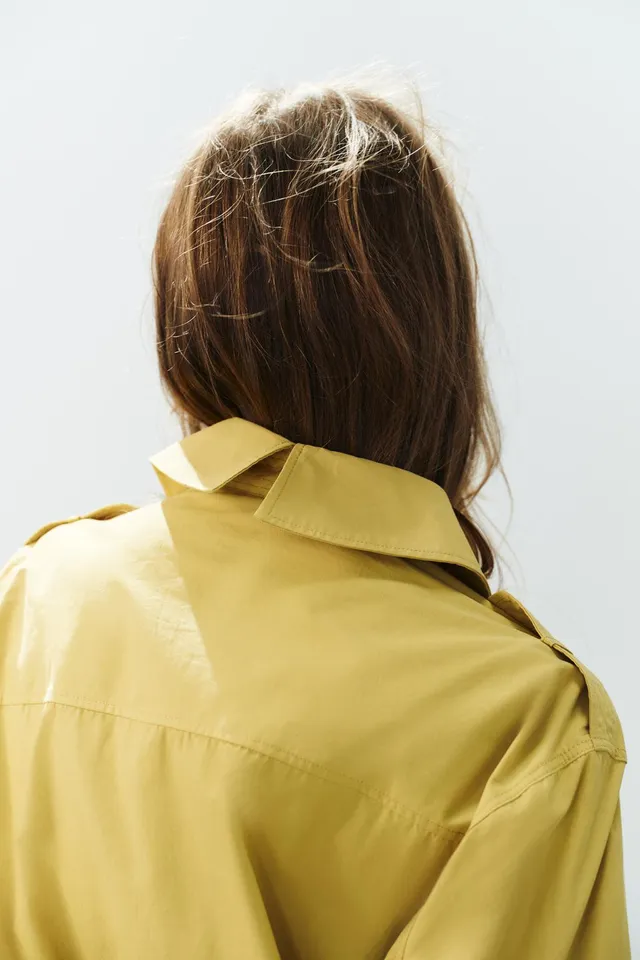 TRENCH SHIRT WITH TABS – image 6