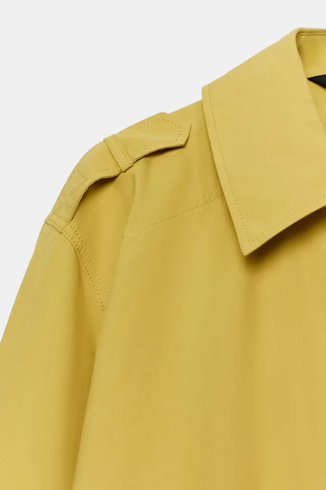 TRENCH SHIRT WITH TABS – image 9