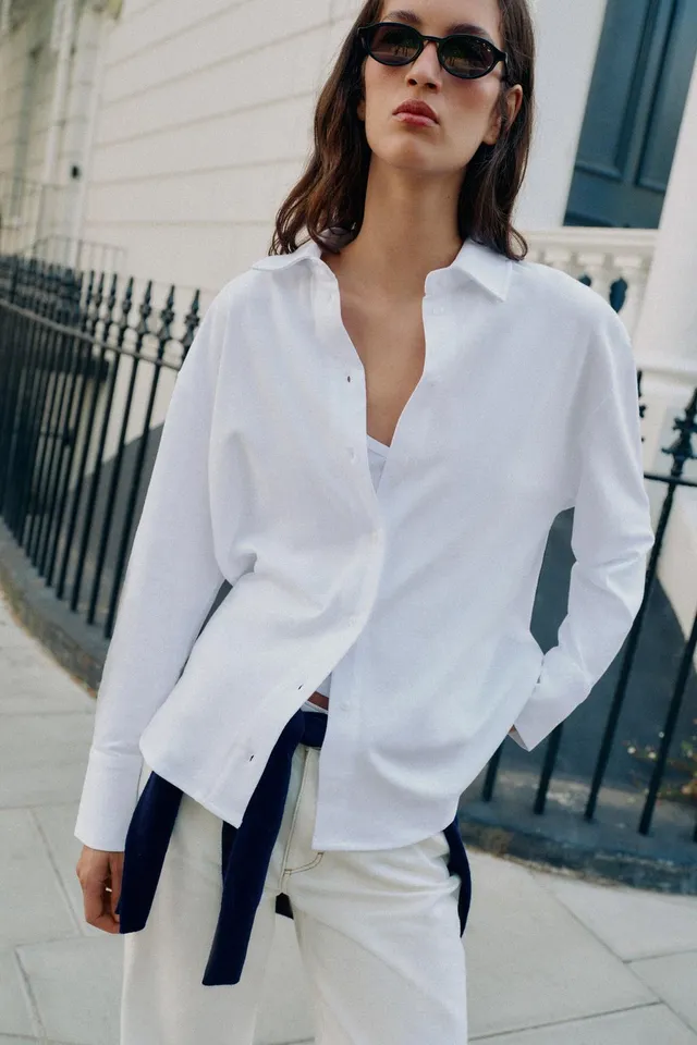 100% COTTON BUTTON-UP SHIRT – image 2