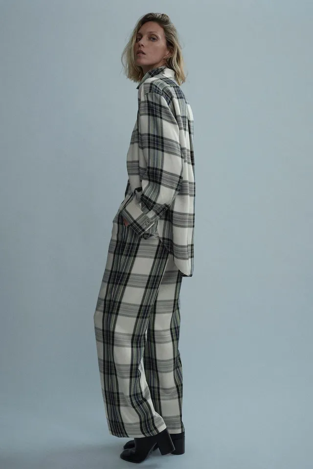 ZW COLLECTION OVERSIZE CHECK SHIRT