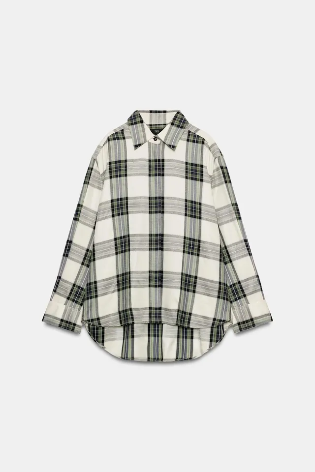 ZW COLLECTION OVERSIZE CHECK SHIRT – صورة 3