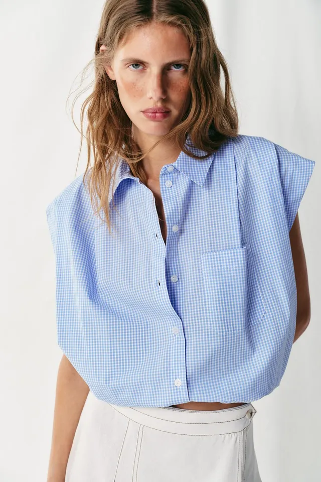 BALLOON CROPPED SHIRT – image 2