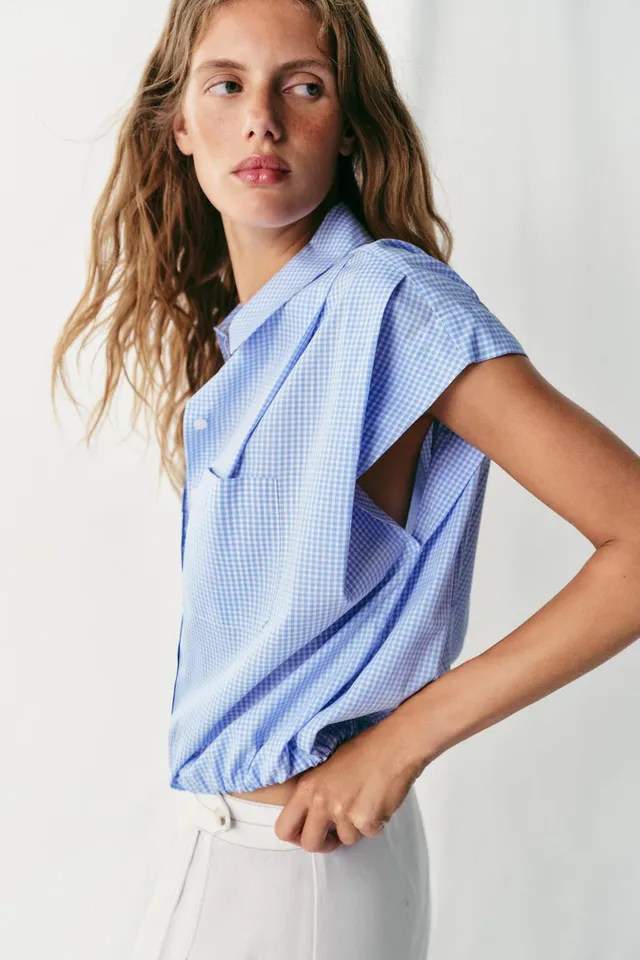 BALLOON CROPPED SHIRT – image 3