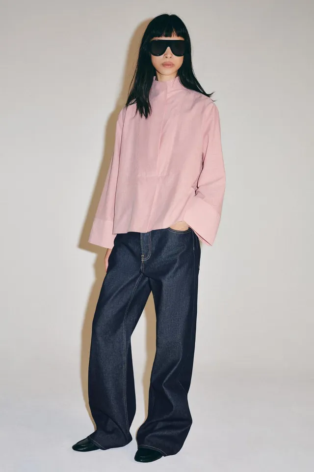 ZW COLLECTION STRIPED BIB SHIRT – image 5