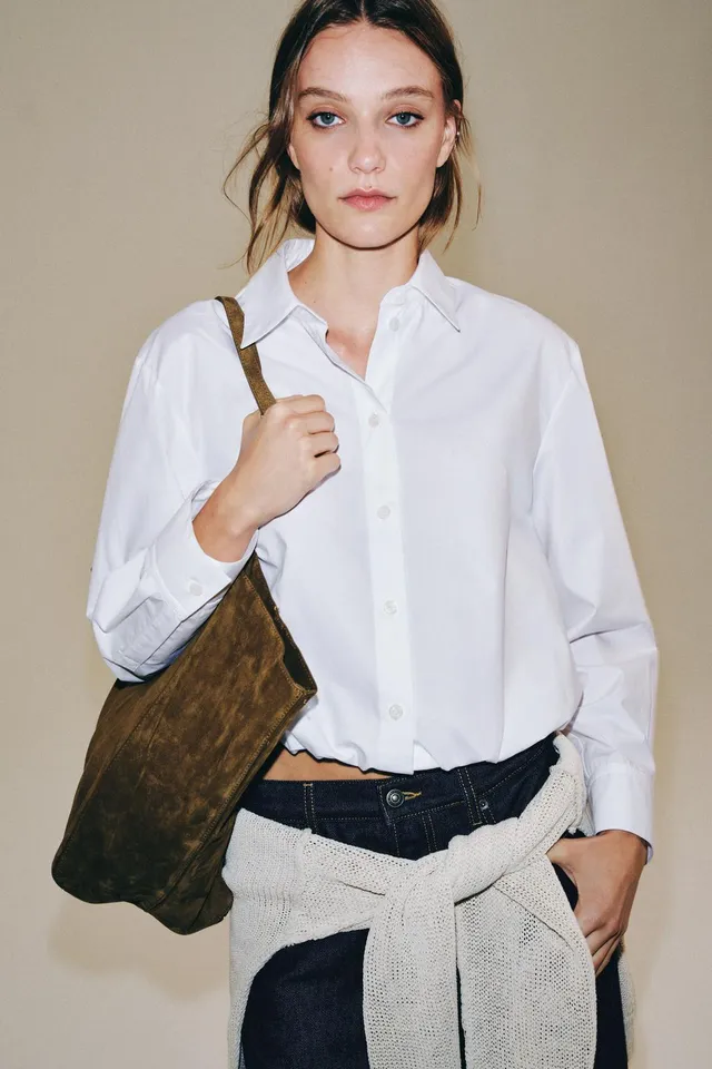 ZW COLLECTION POPLIN SHIRT – image 2