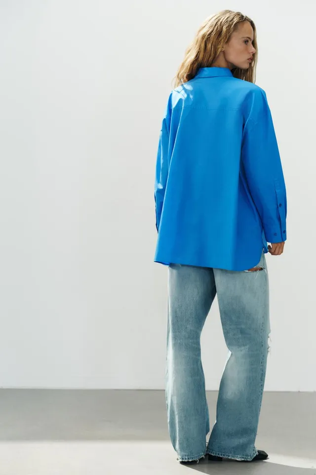 OVERSIZE POPLIN SHIRT – image 5