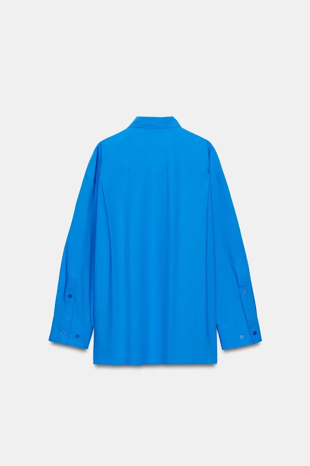 OVERSIZE POPLIN SHIRT – image 7