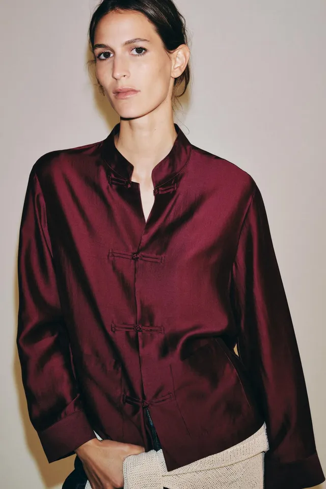 ZW COLLECTION SHIRT WITH FROG FASTENING – image 2