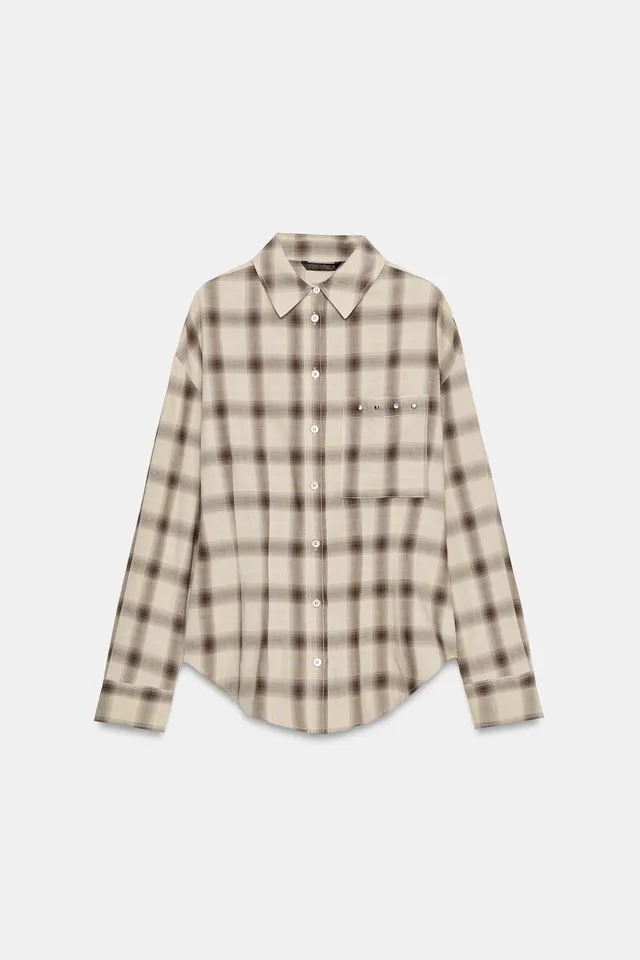 CHECK SHIRT WITH STUDS – image 10