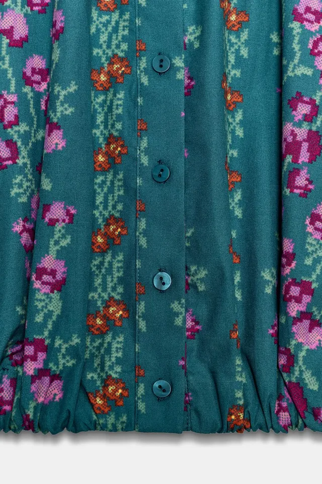 FLORAL PRINT BALLOON SHIRT – image 10