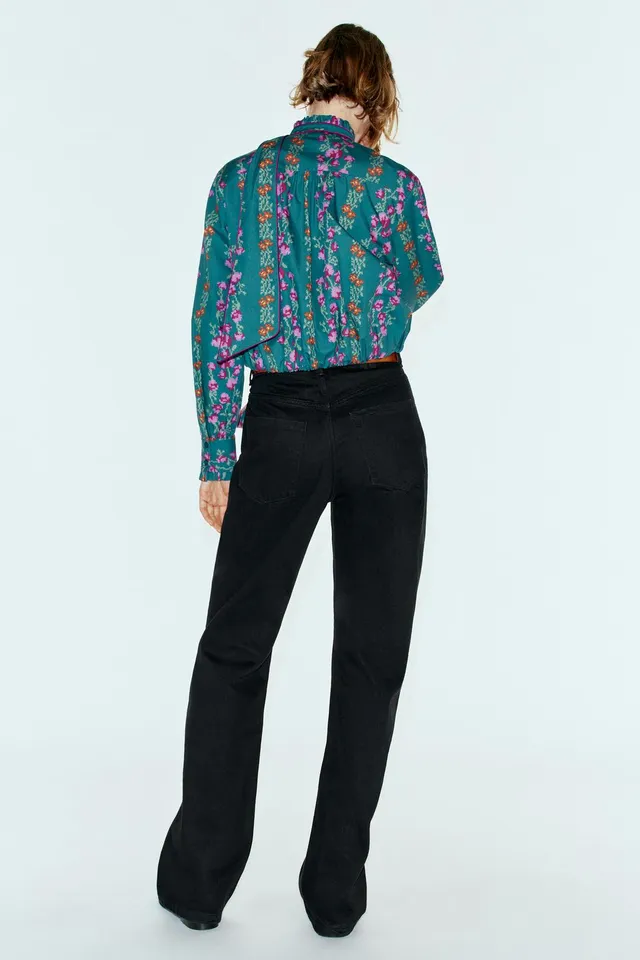 FLORAL PRINT BALLOON SHIRT – image 7