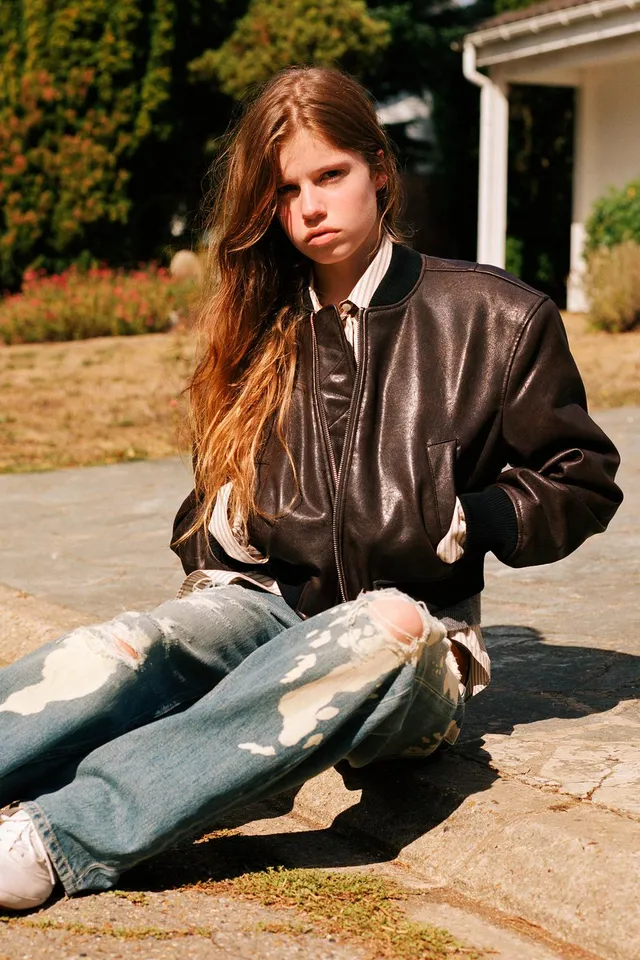 OVERSIZE STRIPED POPLIN SHIRT