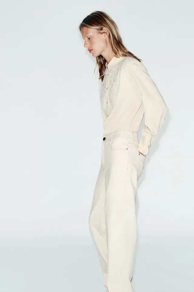 FLORAL EMBROIDERY SHIRT – image 3