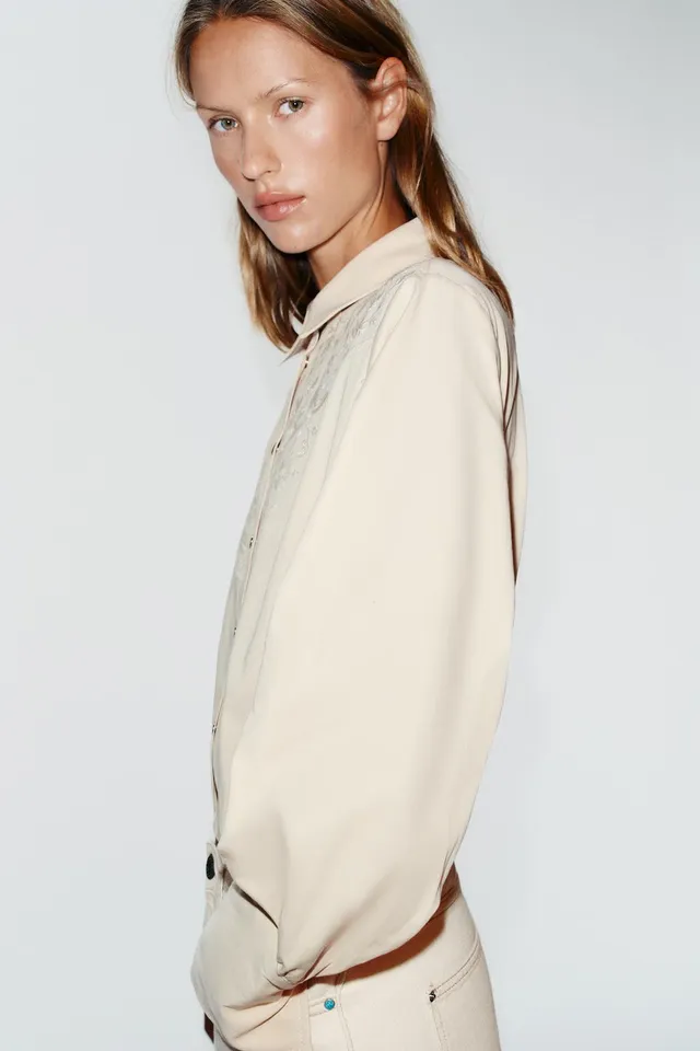FLORAL EMBROIDERY SHIRT – image 5