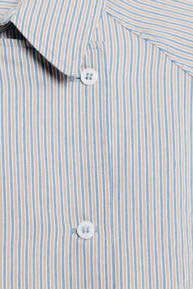 ZW COLLECTION STRIPED WRAP SHIRT – image 8