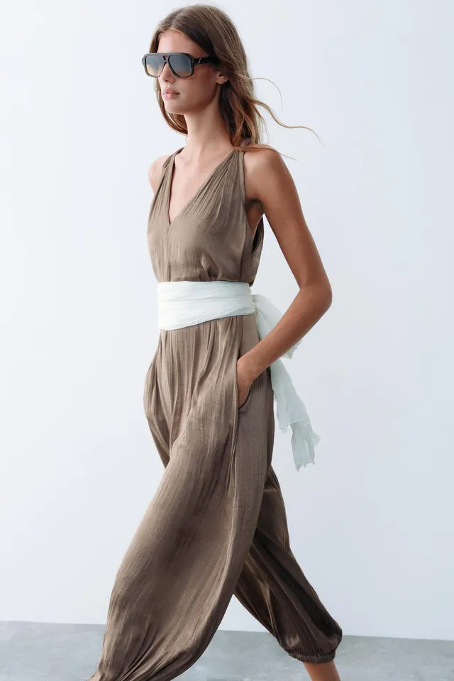 SATIN SAROUEL TROUSERS – image 2