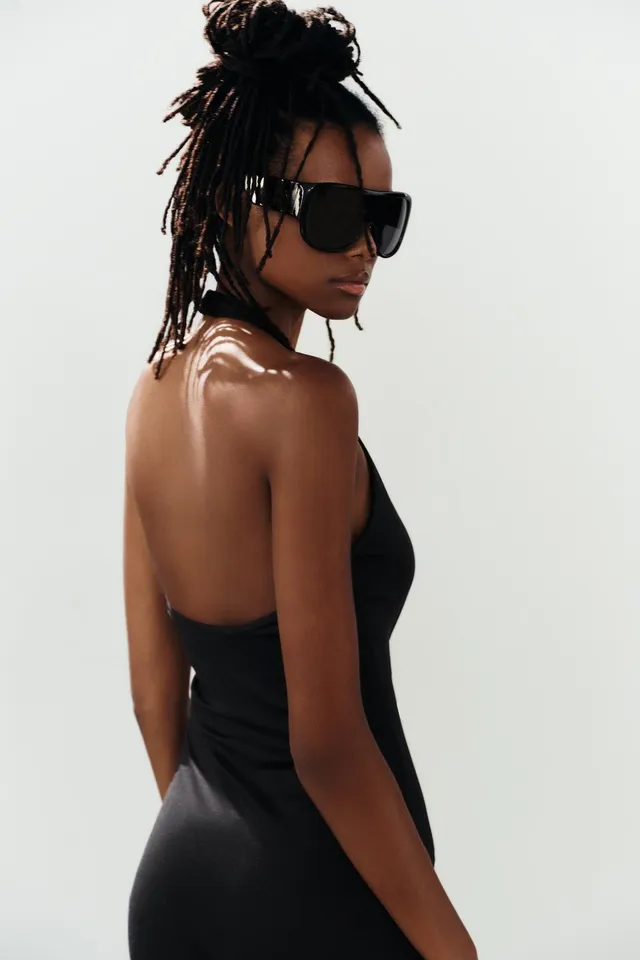 POLYAMIDE HALTER JUMPSUIT – image 6