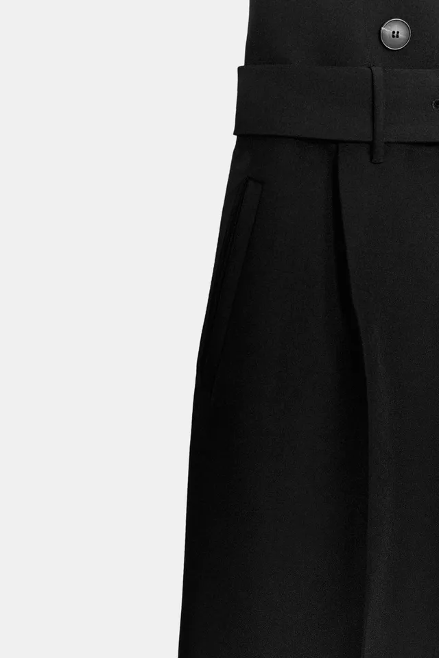 FULL-LENGTH JUMPSUIT WITH BUTTONS AND BELT – image 7