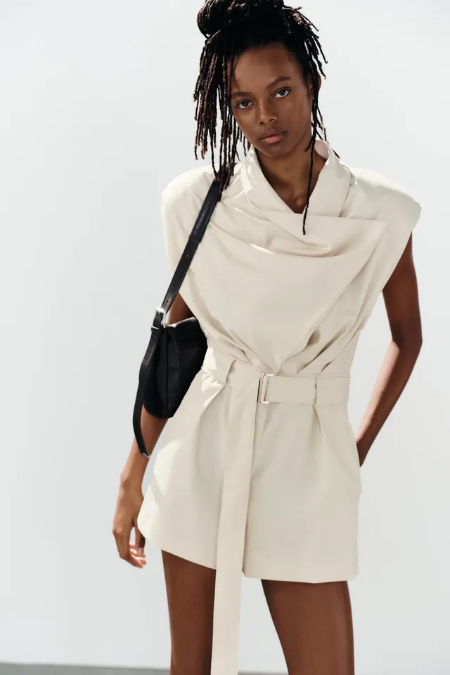 PLAYSUT WITH SHOULDER PADS AND BELT – image 3