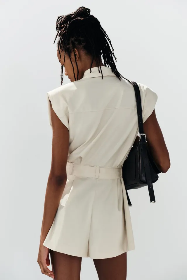 PLAYSUT WITH SHOULDER PADS AND BELT – image 5