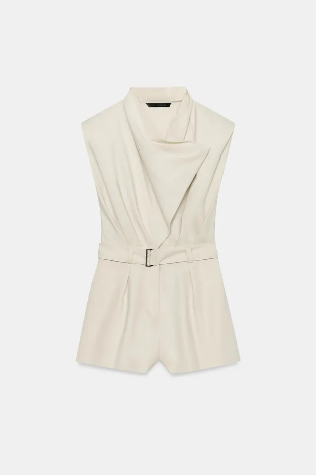 PLAYSUT WITH SHOULDER PADS AND BELT – image 6