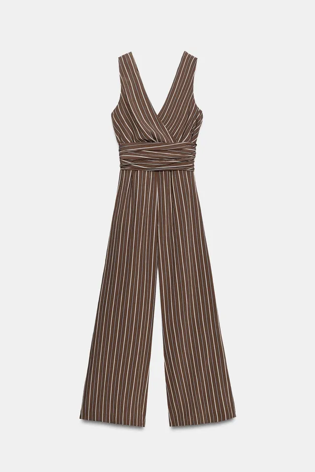 STRIPED BELTED JUMPSUIT – image 7