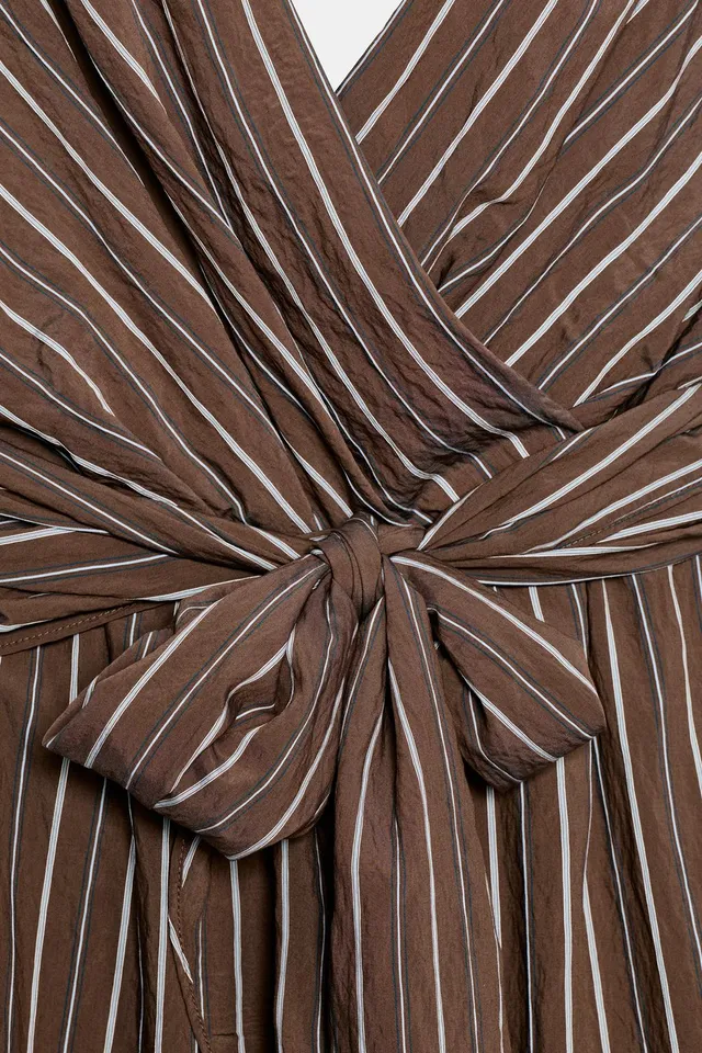 STRIPED BELTED JUMPSUIT – image 8