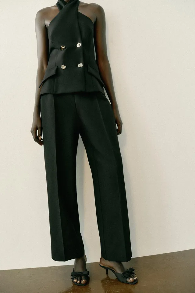 CROSS-OVER HALTER JUMPSUIT – image 4